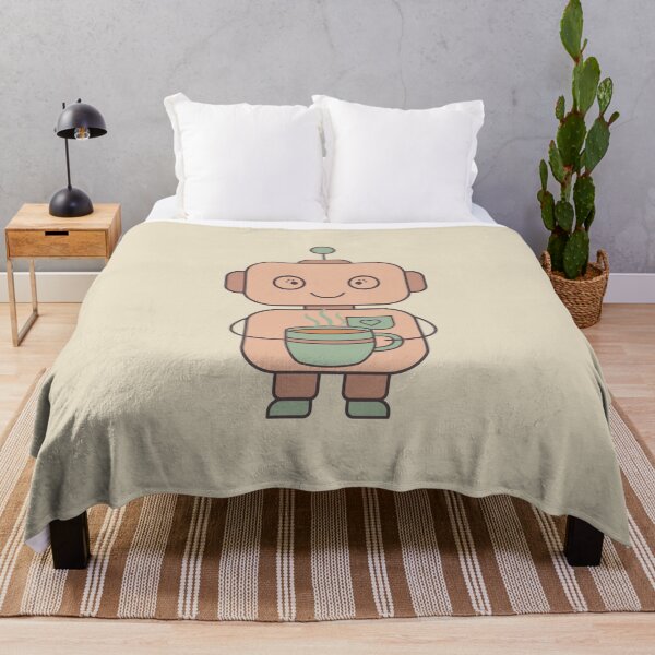 Item preview, Cute Robot Coffee T-Shirt - Minimalist Tech & Coffee Lover Graphic designed and sold by cybertreat.