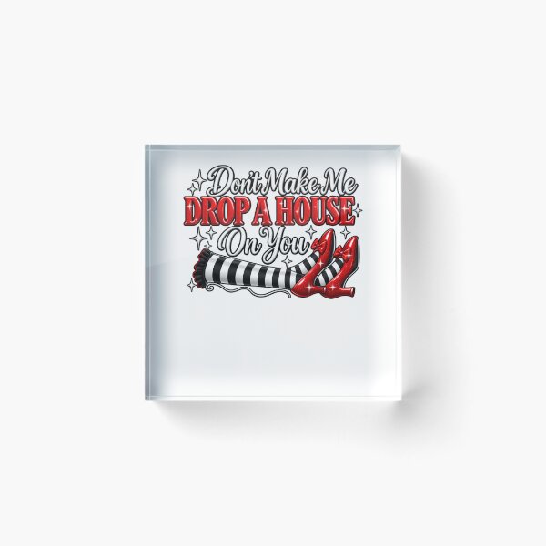 Item preview, Don't Make Me Drop a House on You Women's Halloween designed and sold by MarlaMaloneShop.