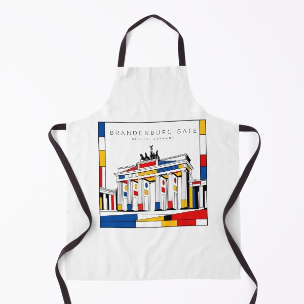 Item preview, Brandenburg Gate Mondrian Style Poster 3D designed and sold by CMYKStudio.
