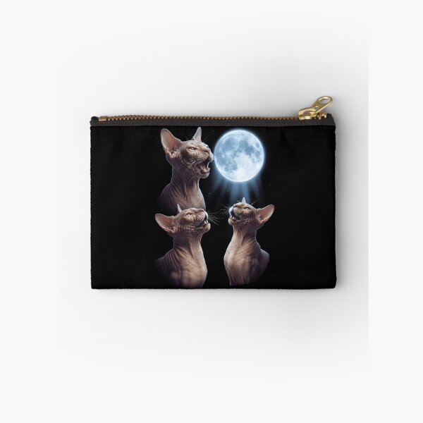 Item preview, Sphynx Howling Moon Art Cat Kitten Lover designed and sold by dian-rody-crest.