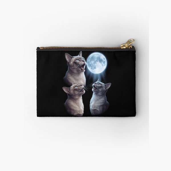 Item preview, Tonkinese Howling Moon Art Cat Kitten Lover designed and sold by dian-rody-crest.