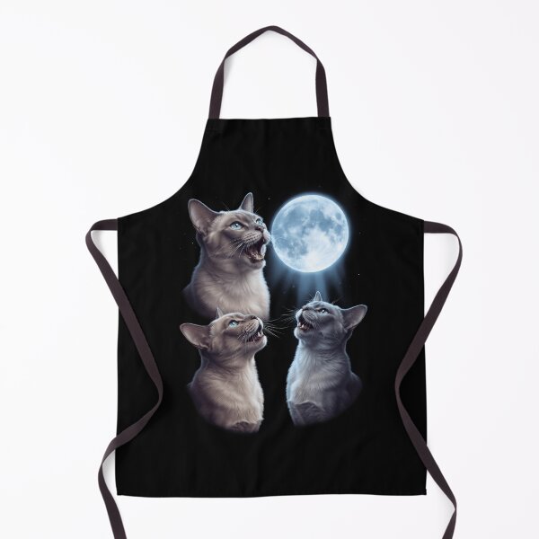 Item preview, Tonkinese Howling Moon Art Cat Kitten Lover designed and sold by dian-rody-crest.