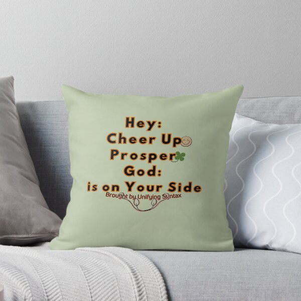 Item preview, Cheer Up, Prosper - God is on Your Side Inspirational Typography & Motivational Quote Designs designed and sold by UnifyingSyntax.