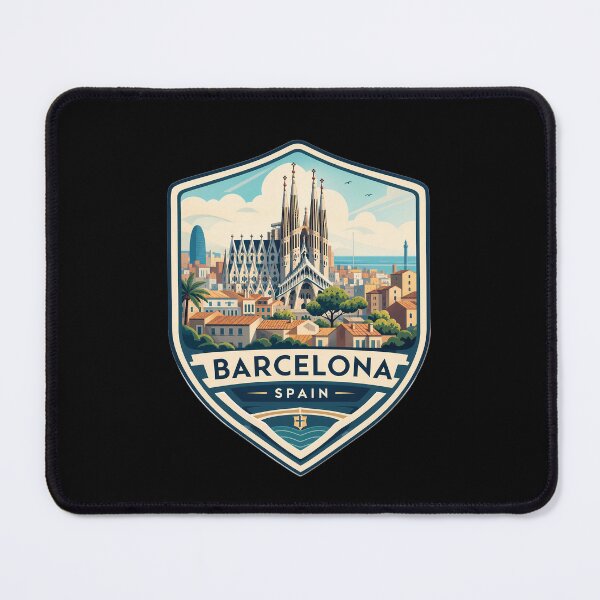 Item preview, Barcelona Spain City Travel Nature Landscape. designed and sold by FrontierCosmic.