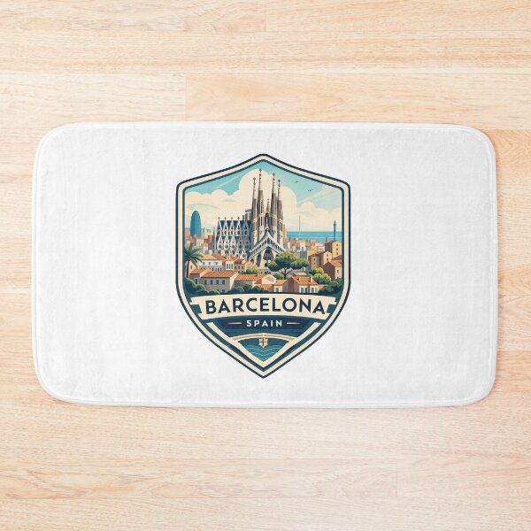 Item preview, Barcelona Spain City Travel Nature Landscape.  designed and sold by FrontierCosmic.