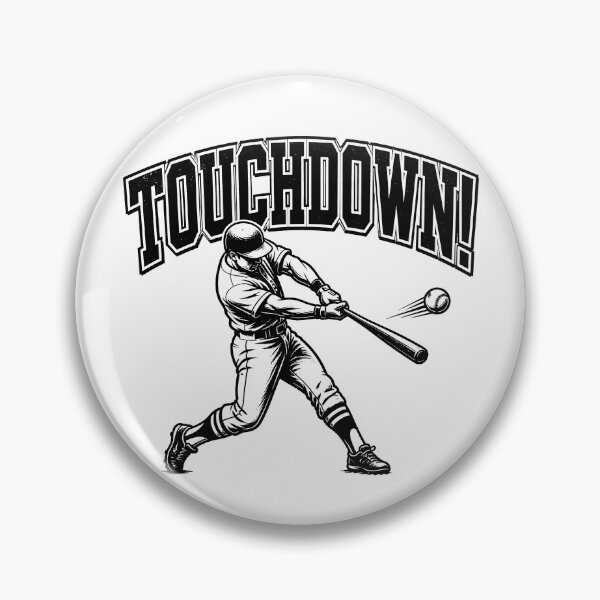 Item preview, Touchdown Baseball Home Run Football Funny Baseball Gear designed and sold by DynamicDesign.
