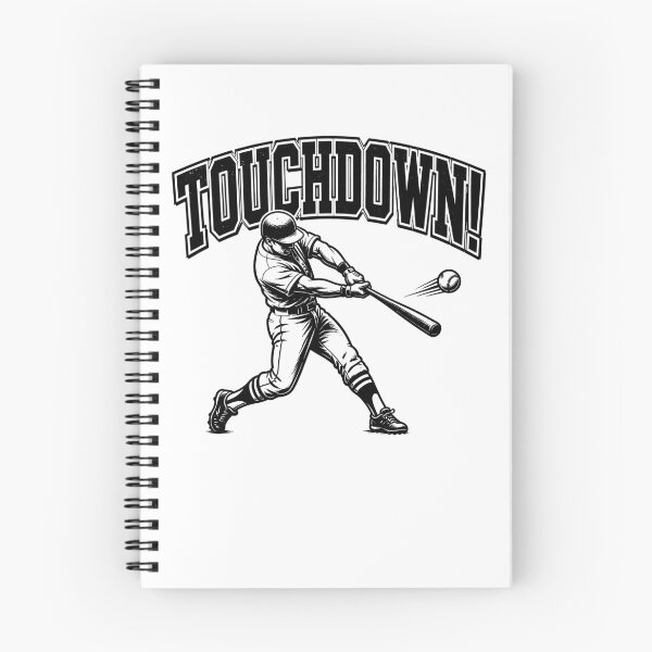 Item preview, Touchdown Baseball Home Run Football Funny Baseball Gear designed and sold by DynamicDesign.
