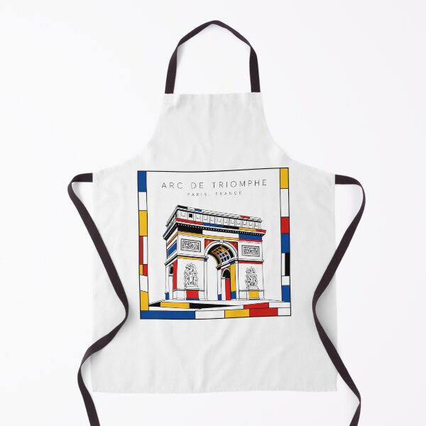 Item preview, Arc de Triomphe Mondrian Style Poster 3D designed and sold by CMYKStudio.