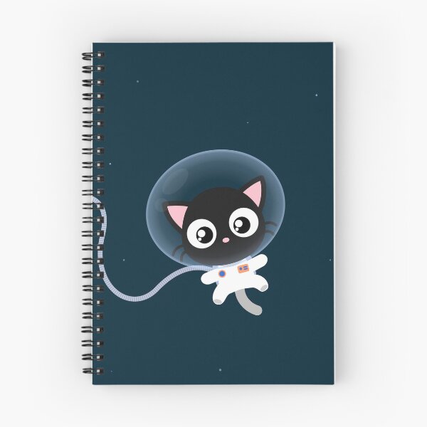 Item preview, Astronaut Cat Floating in Space designed and sold by alvaromontoro.
