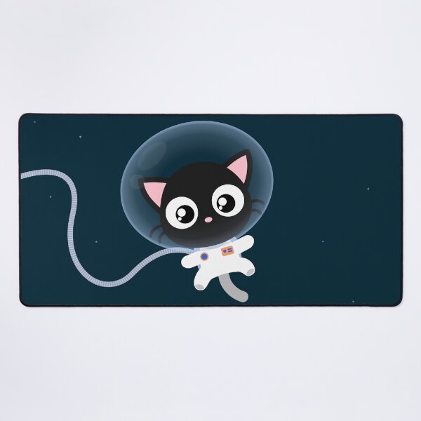 Item preview, Astronaut Cat Floating in Space designed and sold by alvaromontoro.