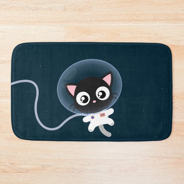 Item preview, Astronaut Cat Floating in Space designed and sold by alvaromontoro.