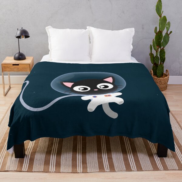 Item preview, Astronaut Cat Floating in Space designed and sold by alvaromontoro.