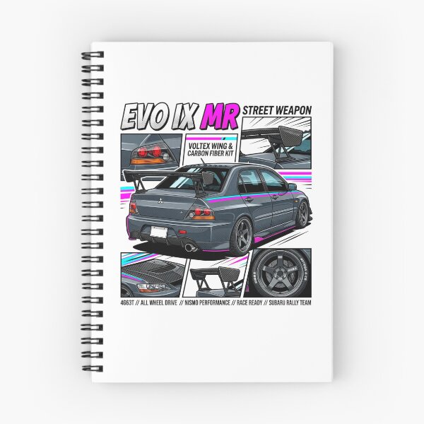 Item preview, Mitsubishi Lancer Evo IX MR Street Weapon - JDM Pop Art designed and sold by Karlitox1988.