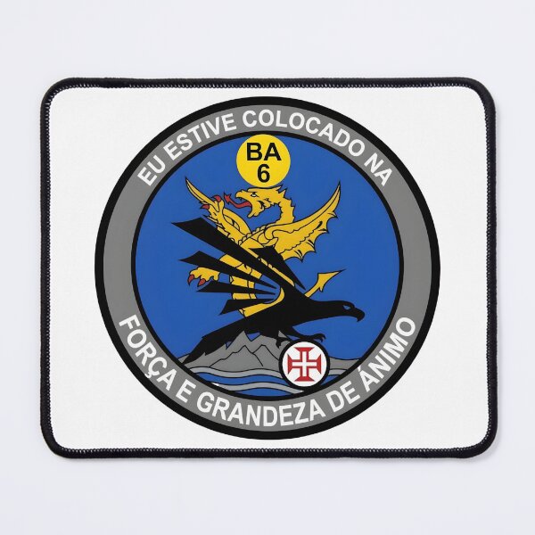 Item preview, Portuguese Air Force Base No. 6 Montijo Commemorative Patch designed and sold by CharlieDesings.