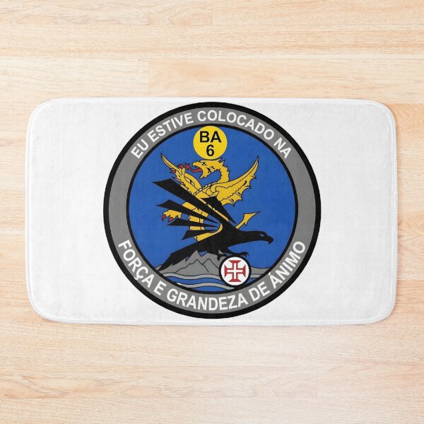 Item preview, Portuguese Air Force Base No. 6 Montijo Commemorative Patch designed and sold by CharlieDesings.
