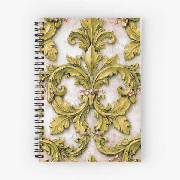 Item preview, Damask Flourish Gold Yellow designed and sold by Wordsmith-Cafe.