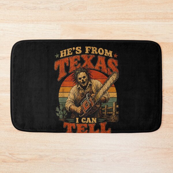 Item preview, Retro Hes from Texas I Can Tell Chainsaw Horror Halloween designed and sold by PladypooZztrt.