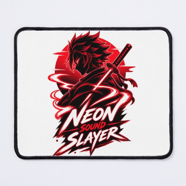 Item preview, Neon Sound Slayer Vibrant Retro Music Design with Futuristic Glow designed and sold by wafflemememaker.
