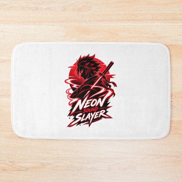 Item preview, Neon Sound Slayer Vibrant Retro Music Design with Futuristic Glow designed and sold by wafflemememaker.