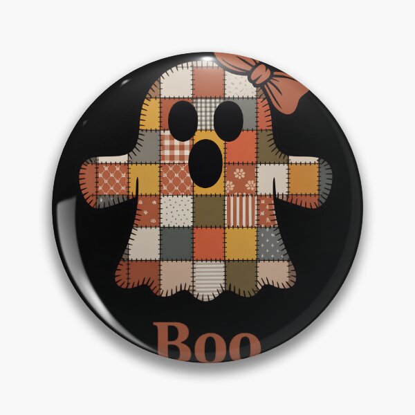 Item preview, Cute Patchwork Scarecrow Boo Halloween Fall Harvest Vintage  designed and sold by Zizo-DR44.