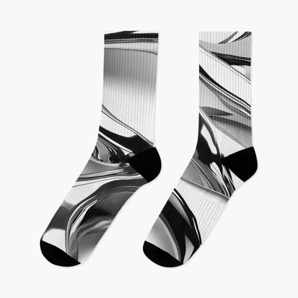 Item preview, Silvery Hues (Faux) Metallic Abstract High Gloss Design designed and sold by DEC02.