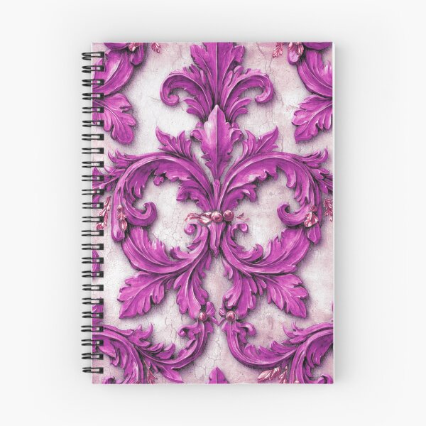 Item preview, Damask Flourish Pink designed and sold by Wordsmith-Cafe.