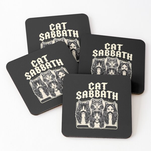 Item preview, Cat Sabbath Funny Feline Band Parody designed and sold by randoltinghouse.