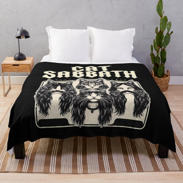 Item preview, Cat Sabbath Funny Feline Band Parody designed and sold by randoltinghouse.
