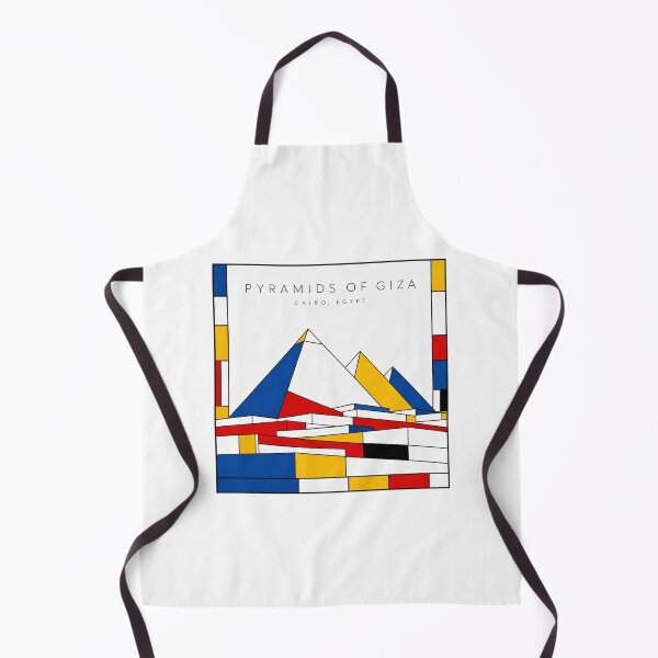 Item preview, Póster 3D de las Pirámides de Giza al estilo Mondrian designed and sold by CMYKStudio.