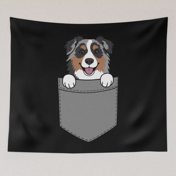 Item preview, Funny Australian Shepherd Art for Men Women Aussie Owner designed and sold by MarlaMaloneShop.