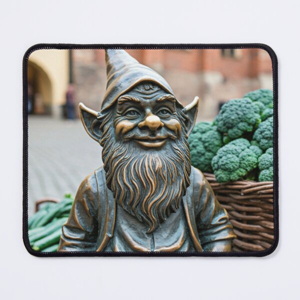 Item preview, Gnome Selling Vegetables Art Print – Farmers Market Gift, Poland Travel Decor designed and sold by Purrfecta.
