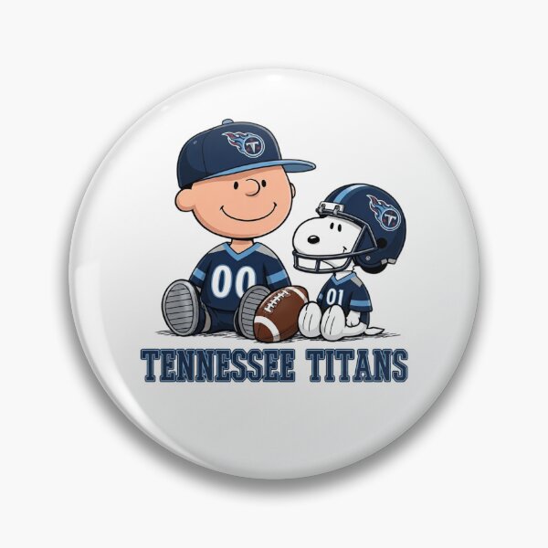 Item preview, Snoopy And Charlie Brown Tennessee Titans Football Fan designed and sold by CaneufeyCip.