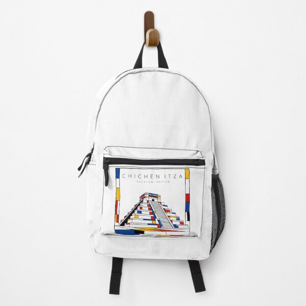 Item preview, Chichen Itza Mondrian Style Poster 3D designed and sold by CMYKStudio.