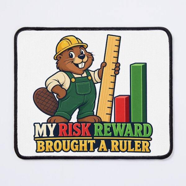 Item preview, My Risk Reward Brought a Ruler Beaver Trading designed and sold by Bikivuno.