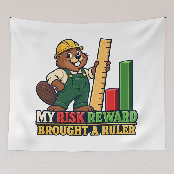 Item preview, My Risk Reward Brought a Ruler Beaver Trading designed and sold by Bikivuno.