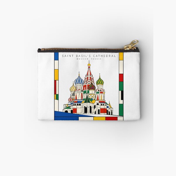 Item preview, Saint Basil's Cathedral Mondrian Style Poster 3D designed and sold by CMYKStudio.