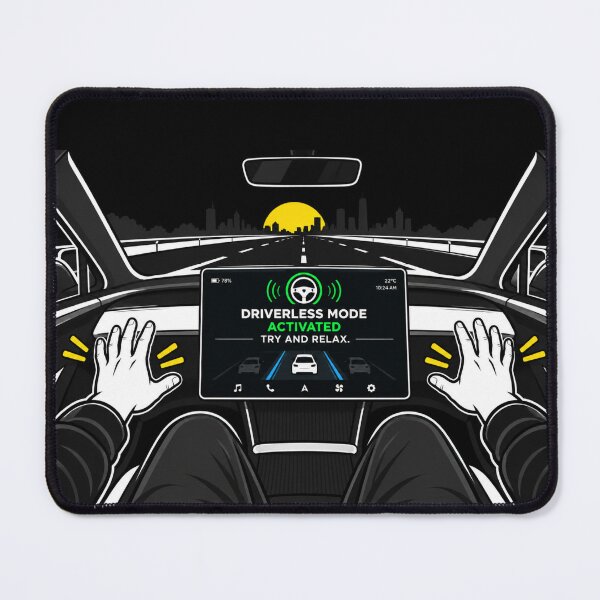 Item preview, Driverless Mode Activated Design designed and sold by Kenzie & Co.