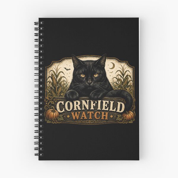 Item preview, Cornfield Cat Gothic Folk Illustration Halloween designed and sold by OliviaHayesArt.