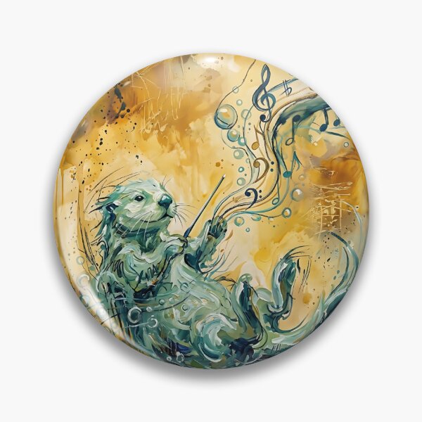 Item preview, Sea Otter Bubble Conductor designed and sold by PictoVibe.