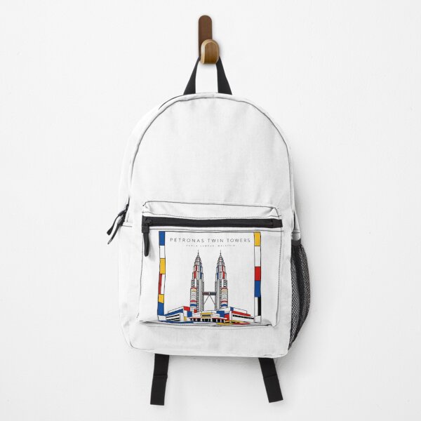 Item preview, Petronas Twin Towers Mondrian Style Poster 3D designed and sold by CMYKStudio.
