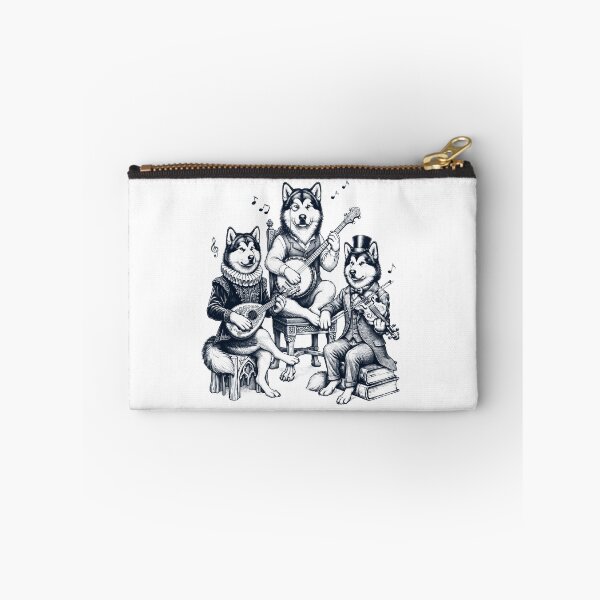 Item preview, Vintage Alaskan Malamute Music Instrument Dog Lover designed and sold by dian-rody-crest.