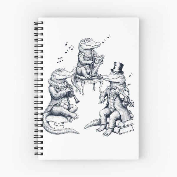 Item preview, Vintage Alligator Music Instrument Animal Lover designed and sold by dian-rody-crest.