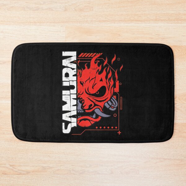 Item preview, Cyberpunk Samurai Oni Mask Fiery  designed and sold by randoltinghouse.