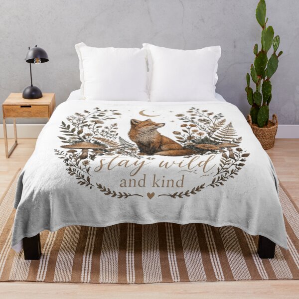 Item preview, Stay Wild and Kind Fox designed and sold by BareCrack.
