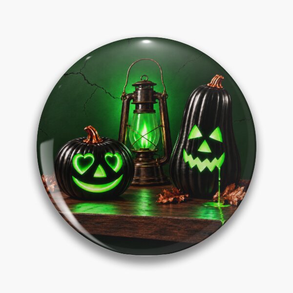 Item preview, Neon Halloween Pumpkins and Lantern designed and sold by DansCreations42.