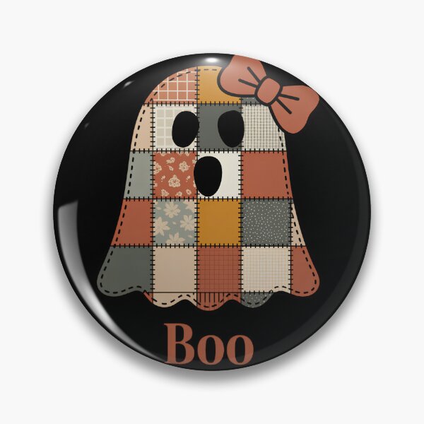 Item preview, Patchwork Ghost Boo Halloween Cute Vintage Fall Quilt Gift designed and sold by Zizo-DR44.