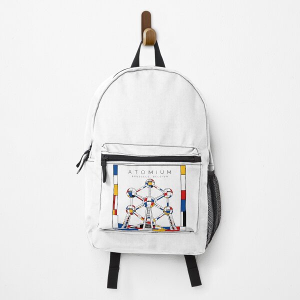 Item preview, Atomium Mondrian Style Poster 3D designed and sold by CMYKStudio.