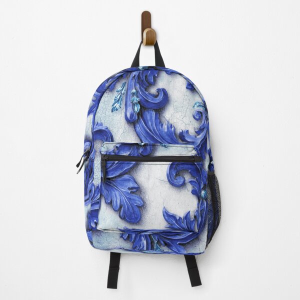 Item preview, Damask Flourish Royal Blue designed and sold by Wordsmith-Cafe.