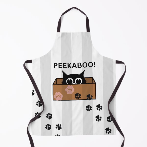 Item preview, Peekaboo cat theme designed and sold by CurlyDoodle.