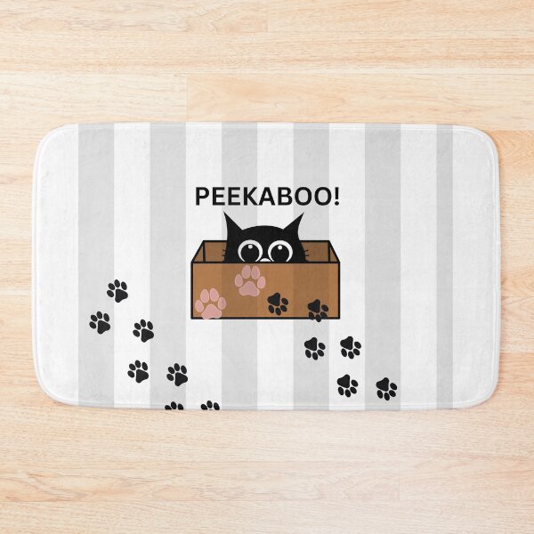 Item preview, Peekaboo cat theme designed and sold by CurlyDoodle.